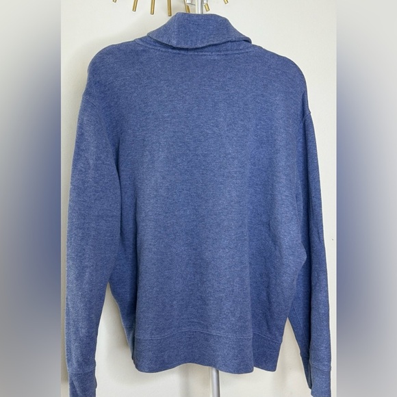 Polo Ralph Lauren men’s luxury shawl collar sweater blue 100% cotton XL EUC - Picture 6 of 6